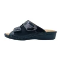 Ciabatte per alluce valgo donna Ecosanit 123242 galassia nero vista laterale