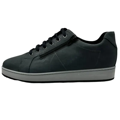 Sneakers Ortopediche in pelle blu Uomo Duna MN13 Larry