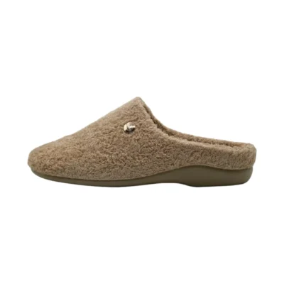 Pantofole da casa donna Dr. Scholl Blade beige vista laterale