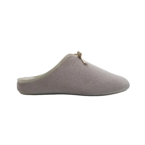 Pantofole morbide donna Dr. Scholl Rachele platino vista mediale